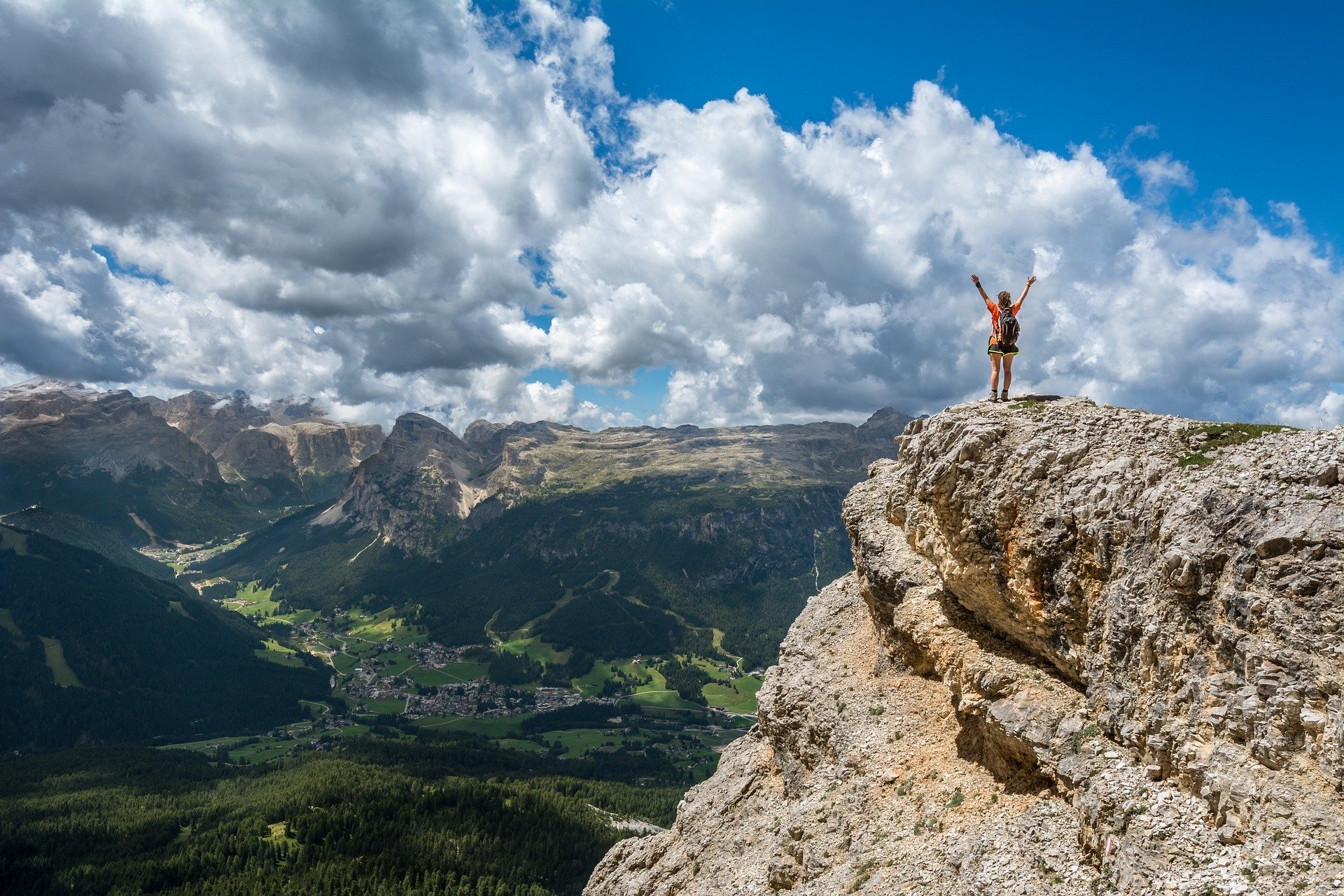 Mountain top climb to excellence